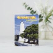 ノースカロライナ州オクラコークライトハウス ポストカード (スタンド正面)