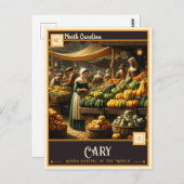 ノースカロライナ州カリー |ヴィンテージ ポストカード (正面/裏面)