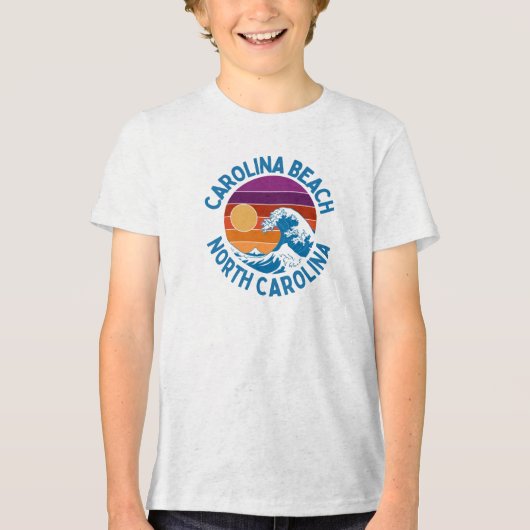 ノースカロライナ州キャロライナビーチ トライブレンドＴシャツ (正面)