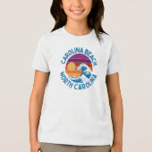 ノースカロライナ州キャロライナビーチ トライブレンドＴシャツ (正面)