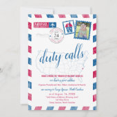 ノースカロライナ州キャンプ・レジューン 軍事移動のお知らせ 招待状 (正面)