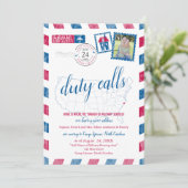 ノースカロライナ州キャンプ・レジューン 軍事移動のお知らせ 招待状 (スタンド正面)