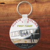 ノースカロライナ州キーチェーン キーホルダー (正面)