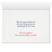 ノースカロライナ州クリスマスカードからのスノーウィー村 (内部横(下))