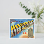 ノースカロライナ州グリーンズボロからの挨拶 ポストカード (スタンド正面)