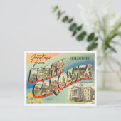 ノースカロライナ州ゴールズボロからの挨拶 ポストカード (スタンド正面)