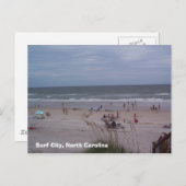 ノースカロライナ州サーフシティ ポストカード (正面/裏面)