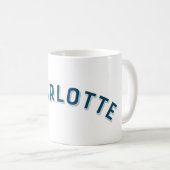 ノースカロライナ州シャーロットヴィンテージアーチ コーヒーマグカップ (正面右)