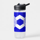 ノースカロライナ州シャーロット国旗 ウォーターボトル (左面)