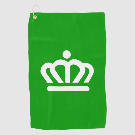 ノースカロライナ州シャーロット国旗 ゴルフタオル (正面)