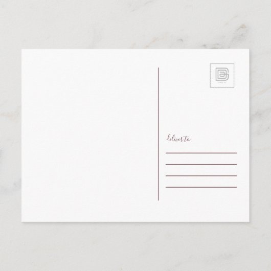 ノースカロライナ州シャーロット |引っ越しました インビテーションポストカード (裏面)