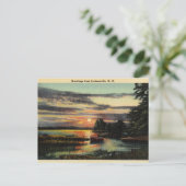 ノースカロライナ州ジャクソンビルからの挨拶 ポストカード (スタンド正面)