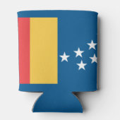 ノースカロライナ州ダーラム国旗 缶クーラー (裏面)