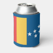 ノースカロライナ州ダーラム国旗 缶クーラー (缶裏面)