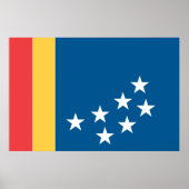 ノースカロライナ州ダーラム統一された州 ポスター (正面)