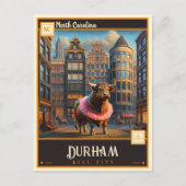 ノースカロライナ州ダーラム |ヴィンテージ ポストカード (正面)
