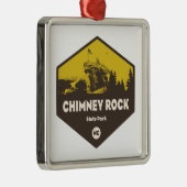 ノースカロライナ州チムニーロック州パーク メタルオーナメント (右)