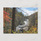 ノースカロライナ州トリプル滝の写真の滝 ポストカード (正面)