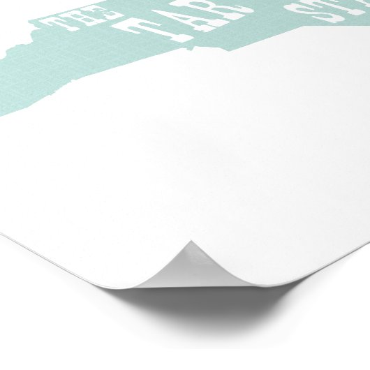 ノースカロライナ州ニックネーム ポスター (角)