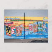 ノースカロライナ州ニューベルンからの挨拶 ポストカード (正面)