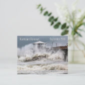 ノースカロライナ州ハリケーンフローレンス ポストカード (スタンド正面)