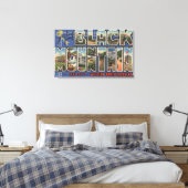 ノースカロライナ州ブラックマウンテン キャンバスプリント (インサイチュ (寝室))