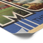 ノースカロライナ州ブラックマウンテン ポスター (角)