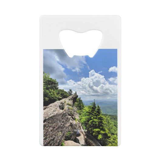 ノースカロライナ州ブルーリッジマウンテン クレジットカード栓抜き (裏面)