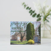 ノースカロライナ州ヘイズビルからの挨拶 ポストカード (スタンド正面)