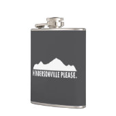 ノースカロライナ州ヘンダーソンビル フラスク (左)