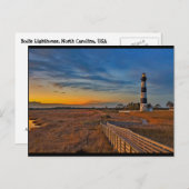 ノースカロライナ州ボディーライトハウス ポストカード (正面/裏面)
