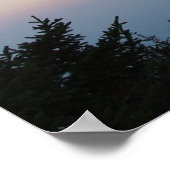 ノースカロライナ州ミッチェル山 – JEREMIAH 29:11-13 ポスター (角)