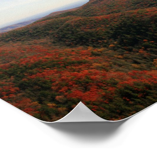 ノースカロライナ州リンヴィル峡谷のテーブルロック ポスター (角)