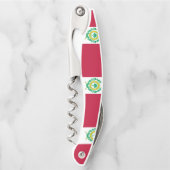 ノースカロライナ州ローリーダーラムウェイター国旗 ソムリエナイフ (正面)