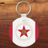 ノースカロライナ州ローリー州旗 キーホルダー (正面)