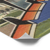 ノースカロライナ州ローリー – ラージ・レター・シーン ポスター (角)