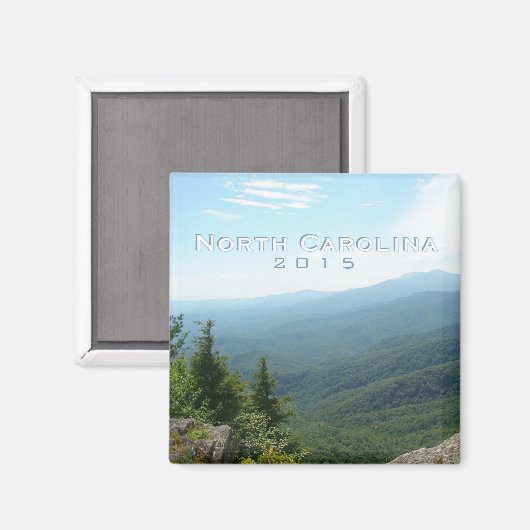 ノースカロライナ州冷蔵庫用マグネット変更年 マグネット (正面/裏面)