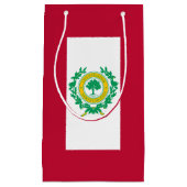 ノースカロライナ州小抱き枕ローリー州旗 スモールペーパーバッグ (正面)