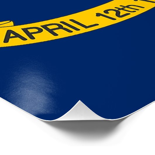 ノースカロライナ州旗を掲げた愛国的な壁のポスター ポスター (コーナー)