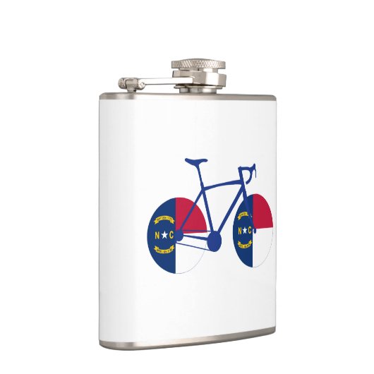 ノースカロライナ州旗サイクリング フラスク (右)