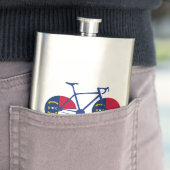 ノースカロライナ州旗サイクリング フラスク (インサイチュ)