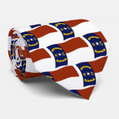 ノースカロライナ州旗タイ ネクタイ (ロール)