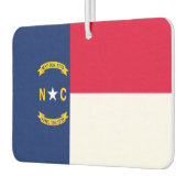 ノースカロライナ州旗デザイン カーエアーフレッシュナー (左)