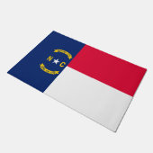 ノースカロライナ州旗デザイン ドアマット (アングル)