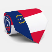 ノースカロライナ州旗デザイン ネクタイ (ロール)