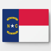 ノースカロライナ州旗デザイン フォトプラーク (正面)