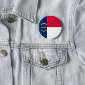 ノースカロライナ州旗デザイン 缶バッジ (インサイチュ)