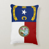 ノースカロライナ州旗 アクセントクッション (裏面(縦))