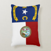 ノースカロライナ州旗 アクセントクッション (正面(垂直))