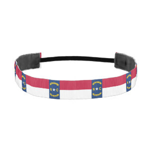 ノースカロライナ州旗 アスレチックヘッドバンド